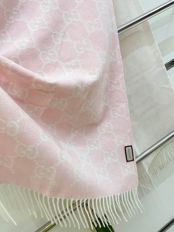 Gucci scarf 47X200cm 100%羊绒 E (8)