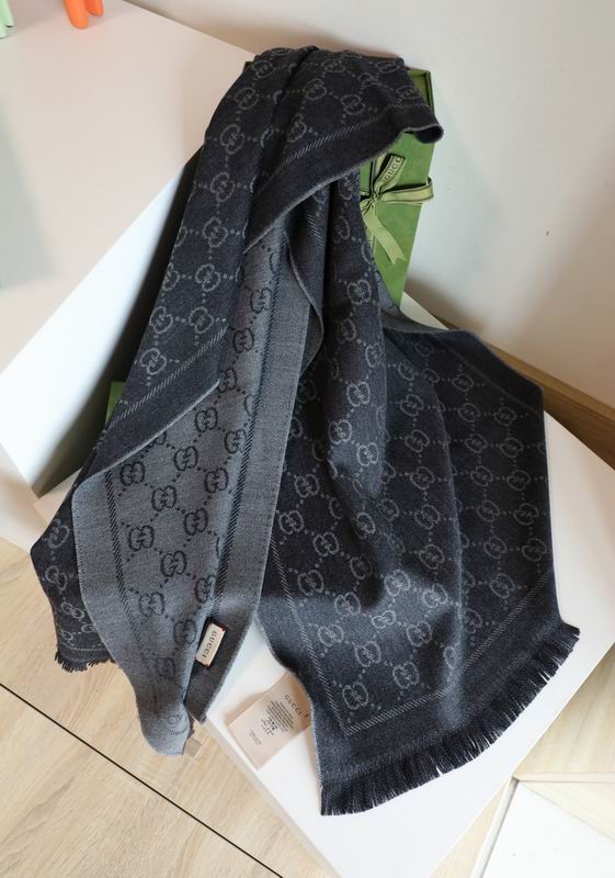 Gucci scarf 48X180cm 100%羊毛 E (10)