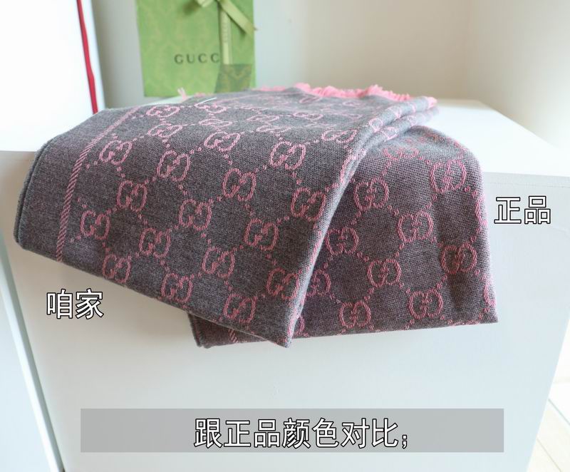 Gucci scarf 48X180cm 100%羊毛 E (4)