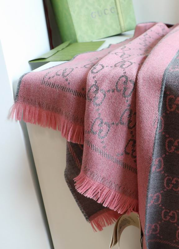 Gucci scarf 48X180cm 100%羊毛 E (5)