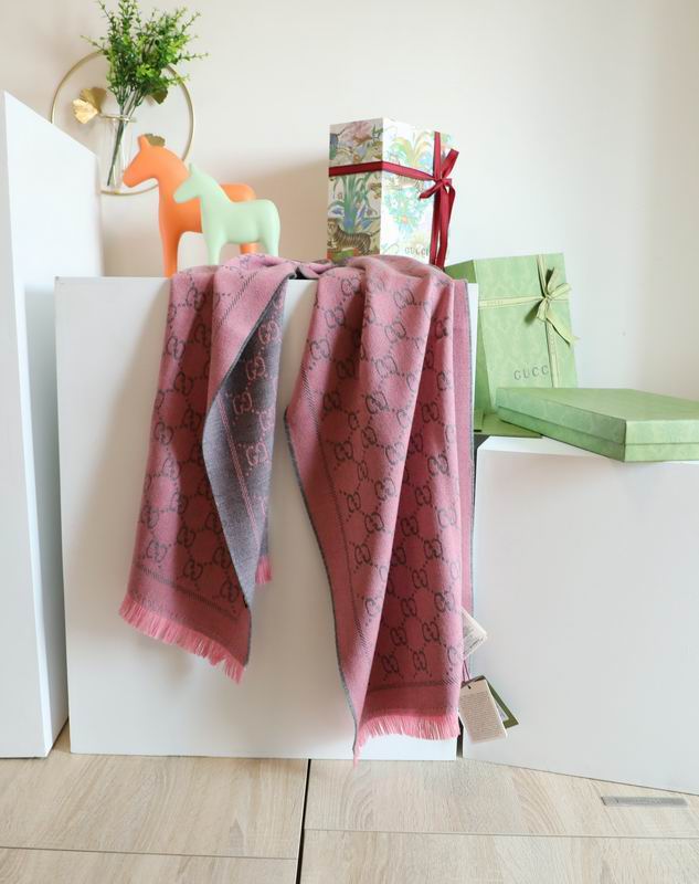 Gucci scarf 48X180cm 100%羊毛 E (6)