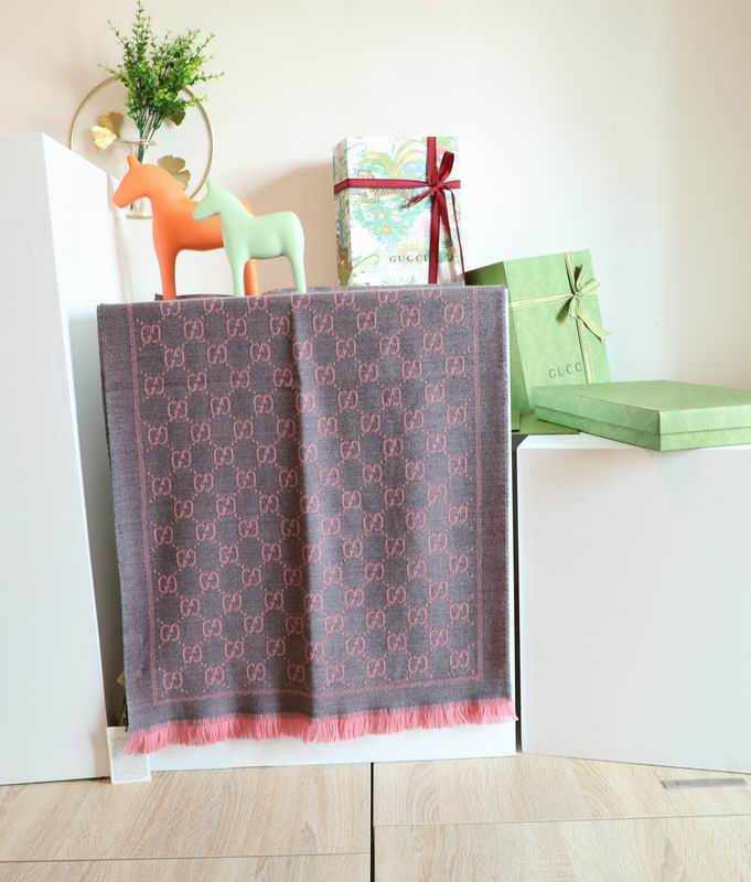 Gucci scarf 48X180cm 100%羊毛 E (7)