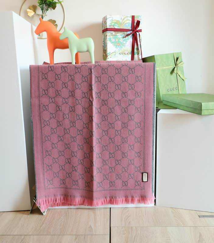 Gucci scarf 48X180cm 100%羊毛 E (8)
