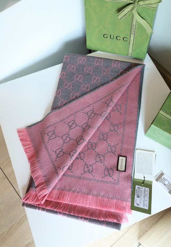 Gucci scarf 48X180cm 100%羊毛 E (9)