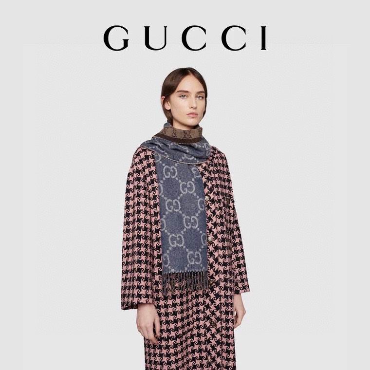 Gucci scraf 34X194cm E (8)
