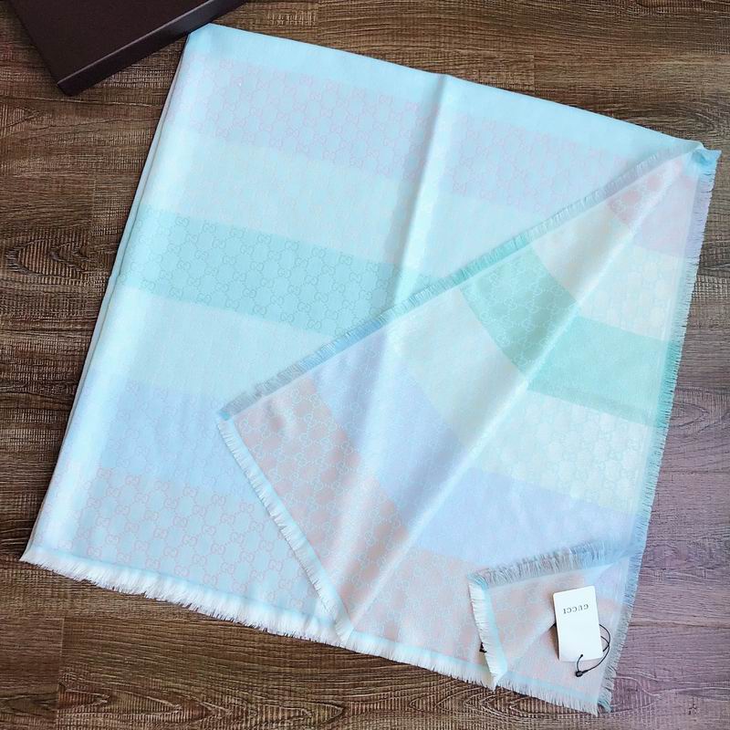 Gucci silk scarf 140X140cm E (10)