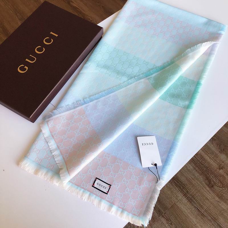 Gucci silk scarf 140X140cm E (11)