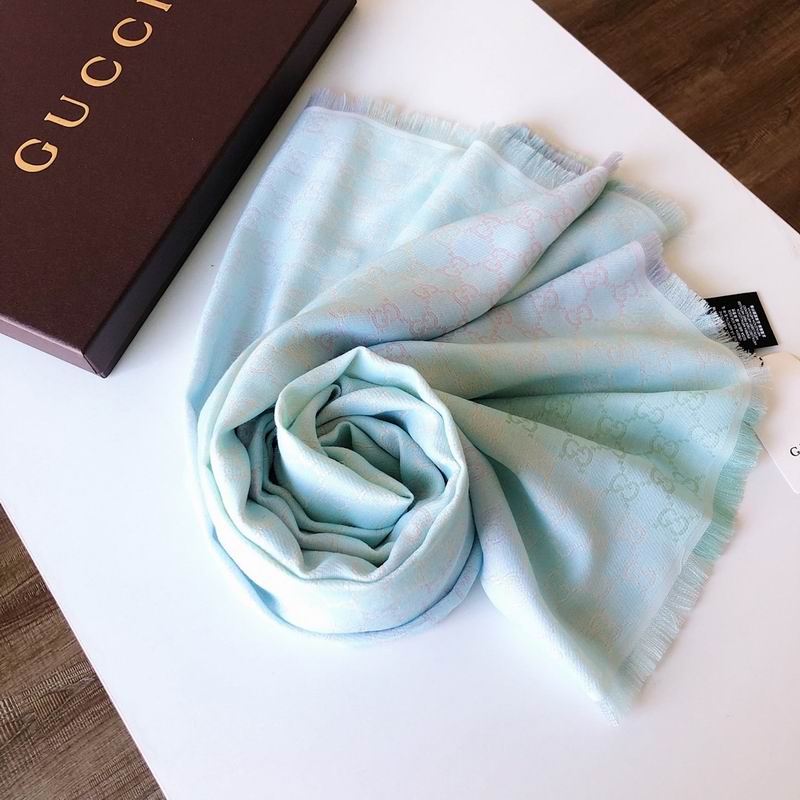 Gucci silk scarf 140X140cm E (12)