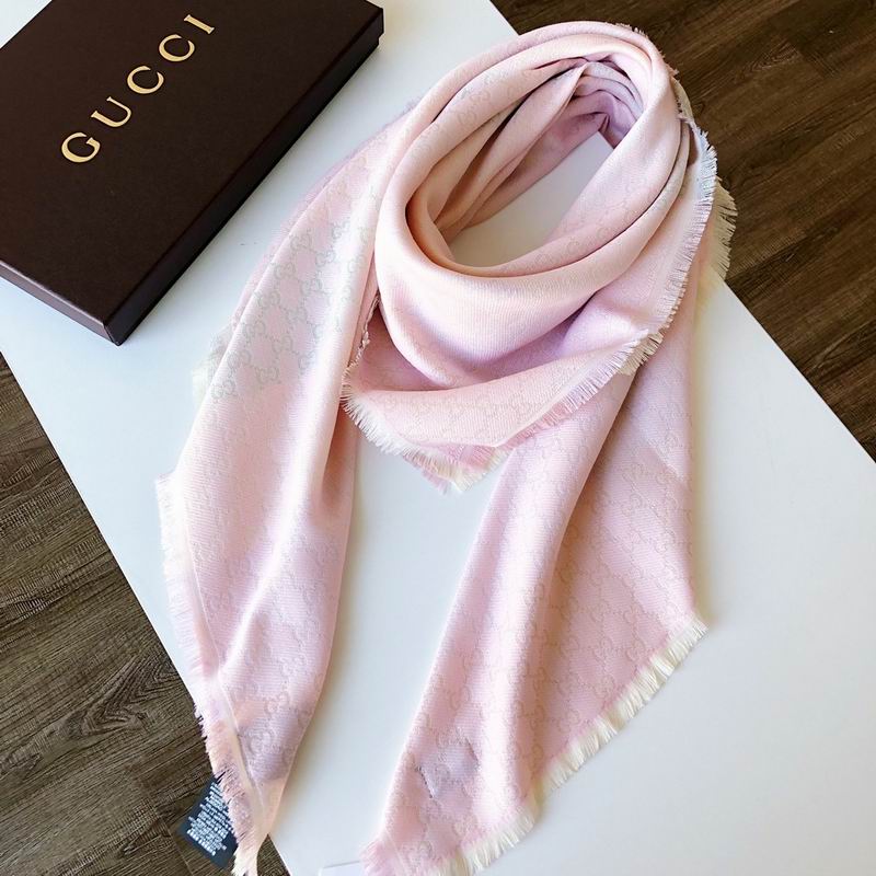 Gucci silk scarf 140X140cm E (21)