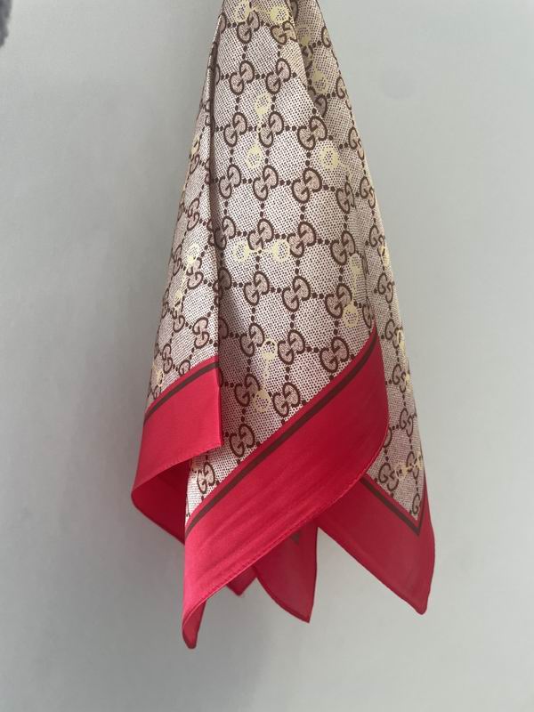 Gucci silk scarf 50X50cm E (10)