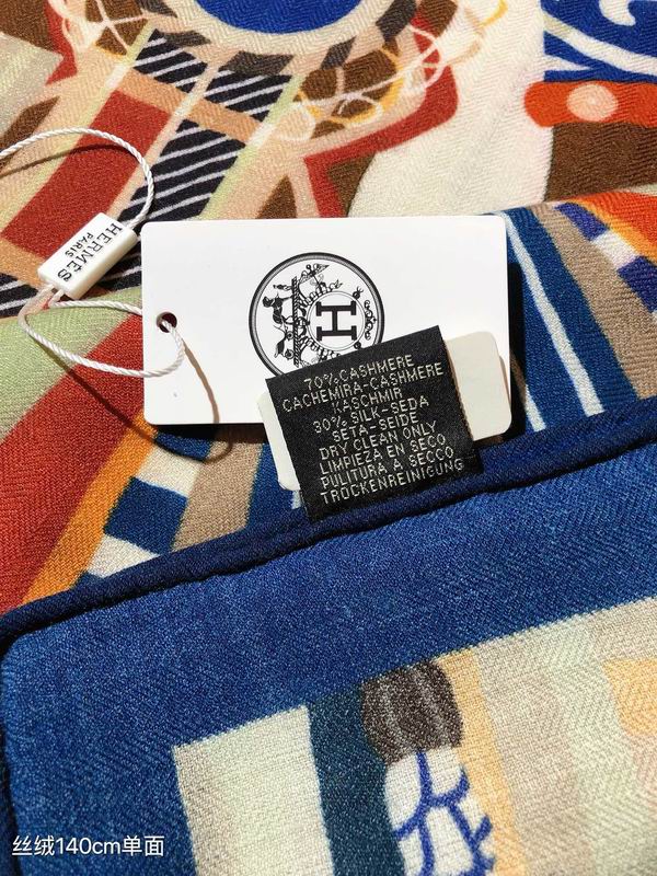 Hermes 140X140cm 70%羊绒 30%真丝 E (10)