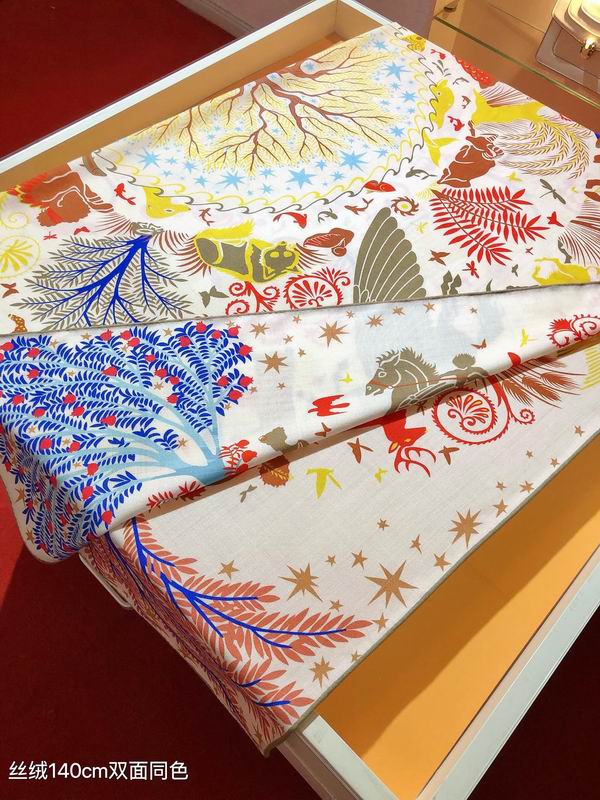 Hermes 140X140cm 70%羊绒 30%真丝 E (11)