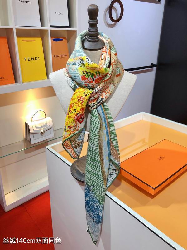 Hermes 140X140cm 70%羊绒 30%真丝 E (12)