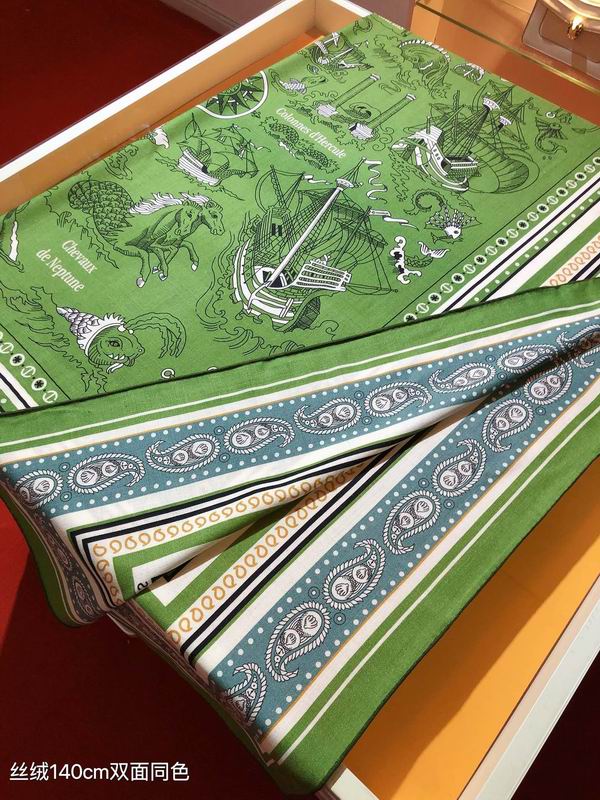 Hermes 140X140cm 70%羊绒 30%真丝 E (12)