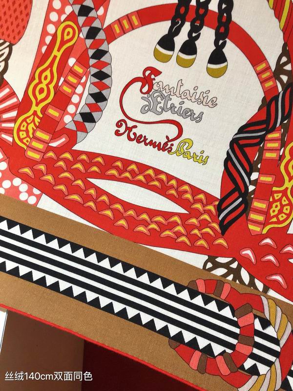 Hermes 140X140cm 70%羊绒 30%真丝 E (13)