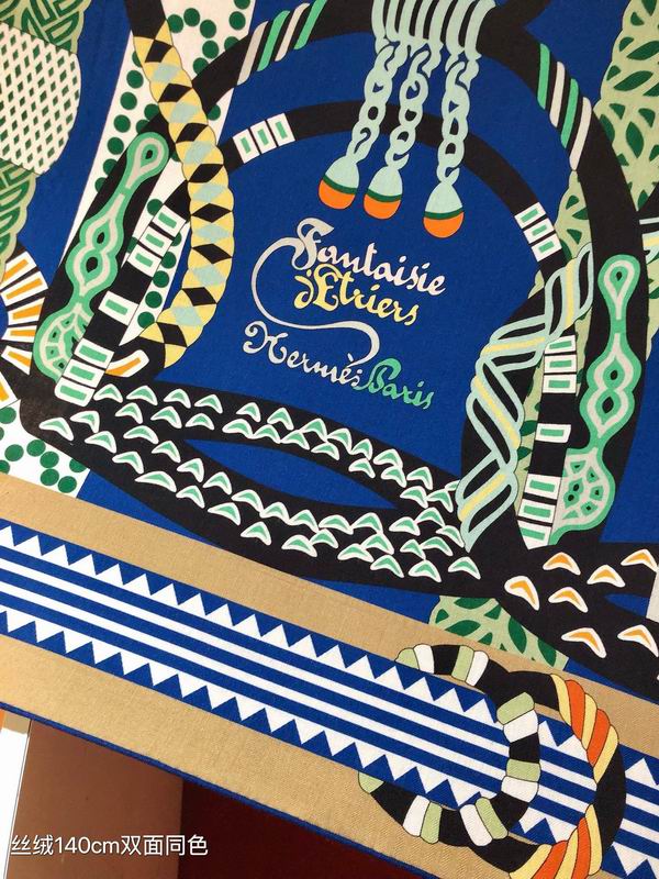 Hermes 140X140cm 70%羊绒 30%真丝 E (16)