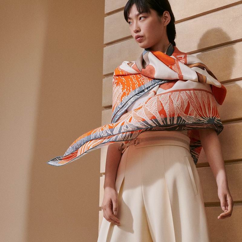 Hermes 140X140cm 70%羊绒 30%真丝 E (16)