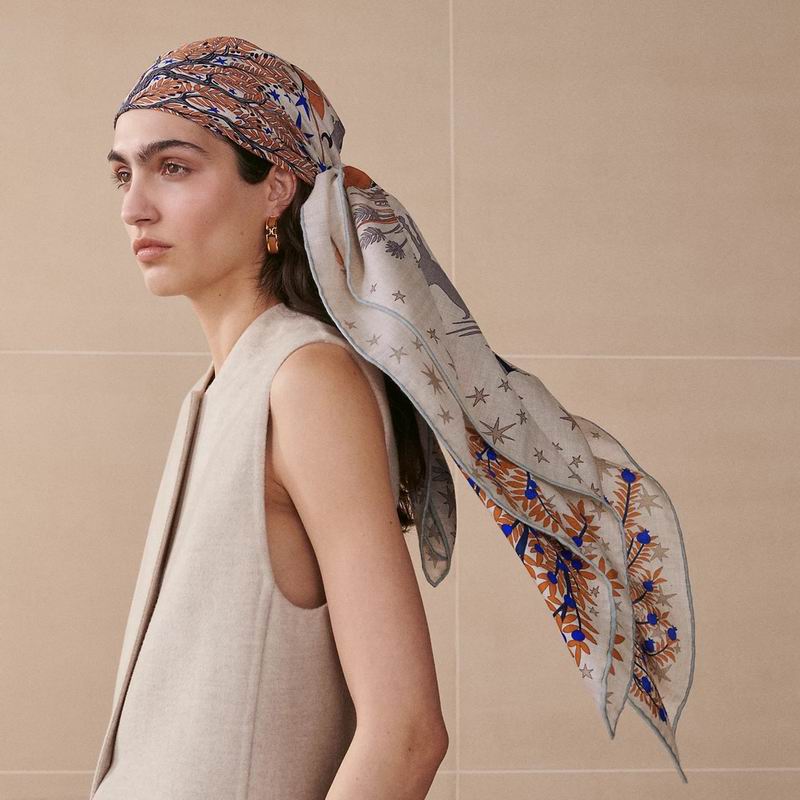 Hermes 140X140cm 70%羊绒 30%真丝 E (16)