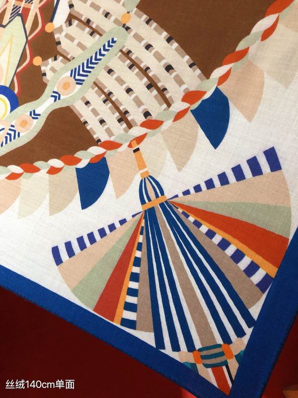 Hermes 140X140cm 70%羊绒 30%真丝 E (17)