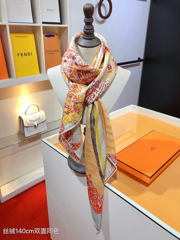 Hermes 140X140cm 70%羊绒 30%真丝 E (18)