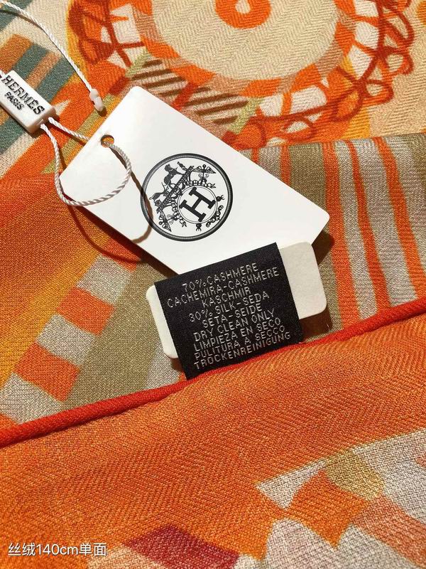 Hermes 140X140cm 70%羊绒 30%真丝 E (19)