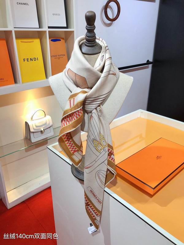 Hermes 140X140cm 70%羊绒 30%真丝 E (23)