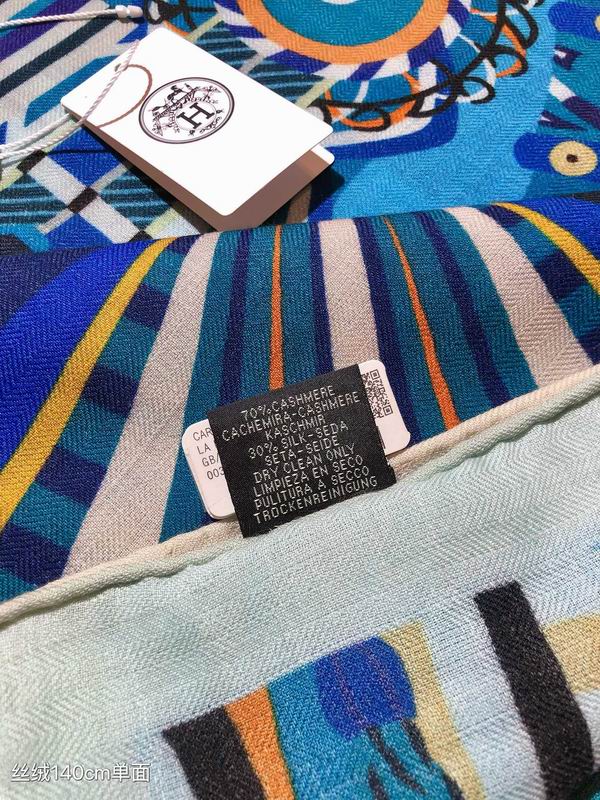 Hermes 140X140cm 70%羊绒 30%真丝 E (27)