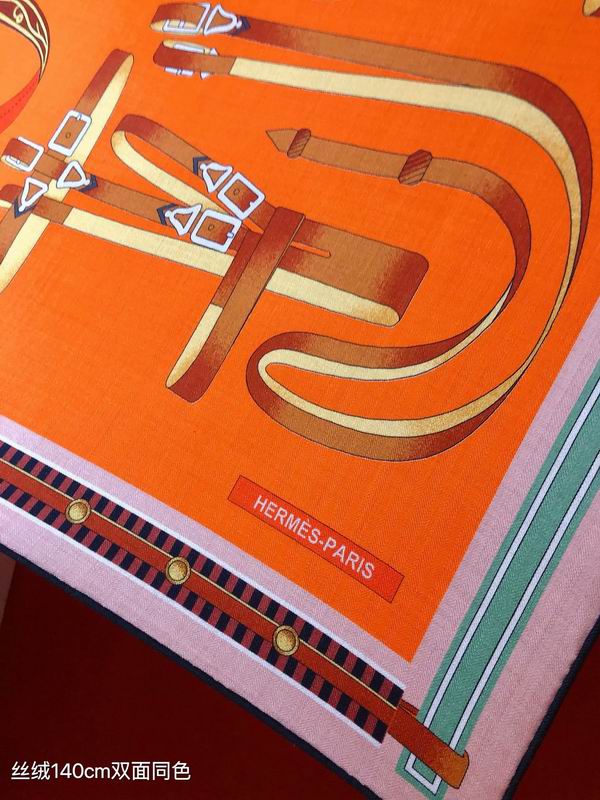 Hermes 140X140cm 70%羊绒 30%真丝 E (3)