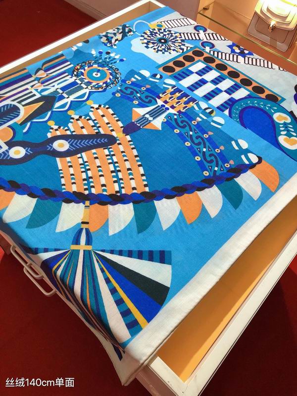 Hermes 140X140cm 70%羊绒 30%真丝 E (32)