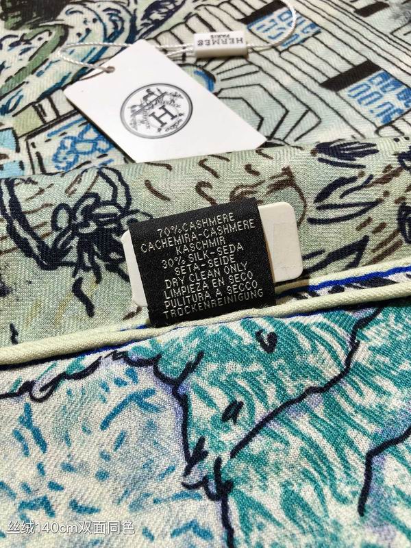 Hermes 140X140cm 70%羊绒 30%真丝 E (4)