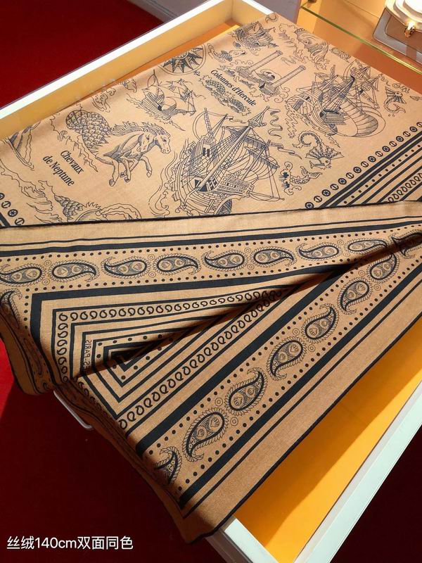 Hermes 140X140cm 70%羊绒 30%真丝 E (4)