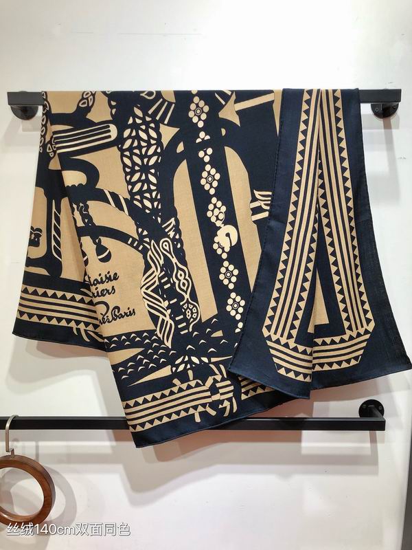 Hermes 140X140cm 70%羊绒 30%真丝 E (5)