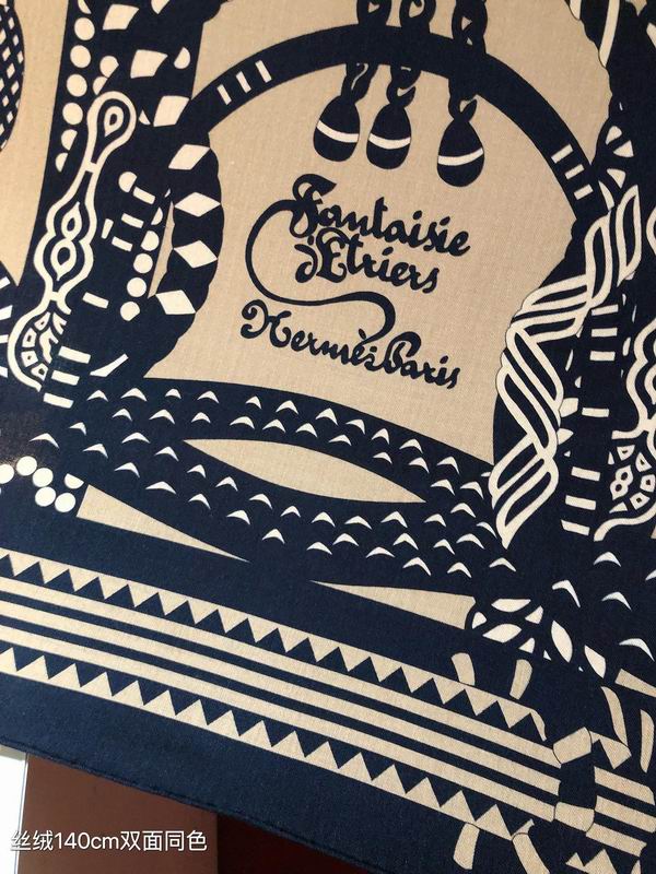 Hermes 140X140cm 70%羊绒 30%真丝 E (6)