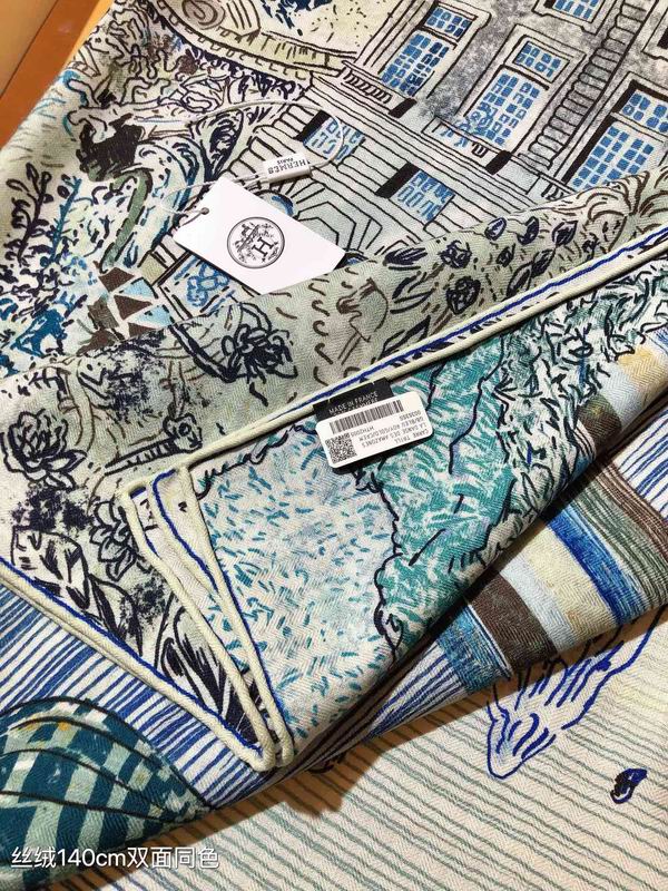 Hermes 140X140cm 70%羊绒 30%真丝 E (6)