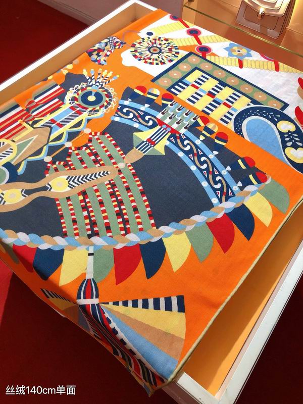 Hermes 140X140cm 70%羊绒 30%真丝 E (6)