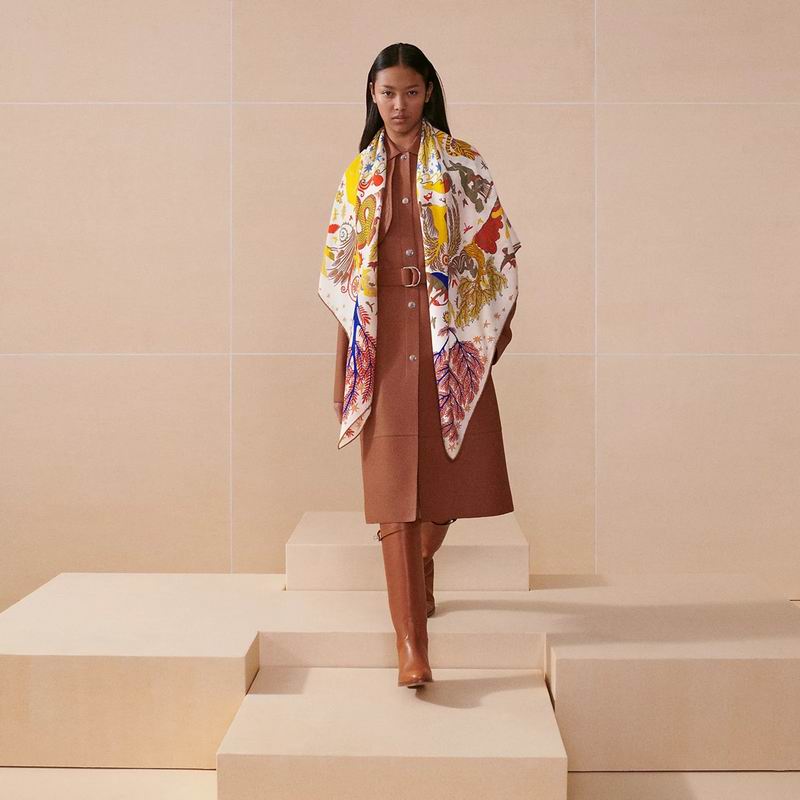 Hermes 140X140cm 70%羊绒 30%真丝 E (8)