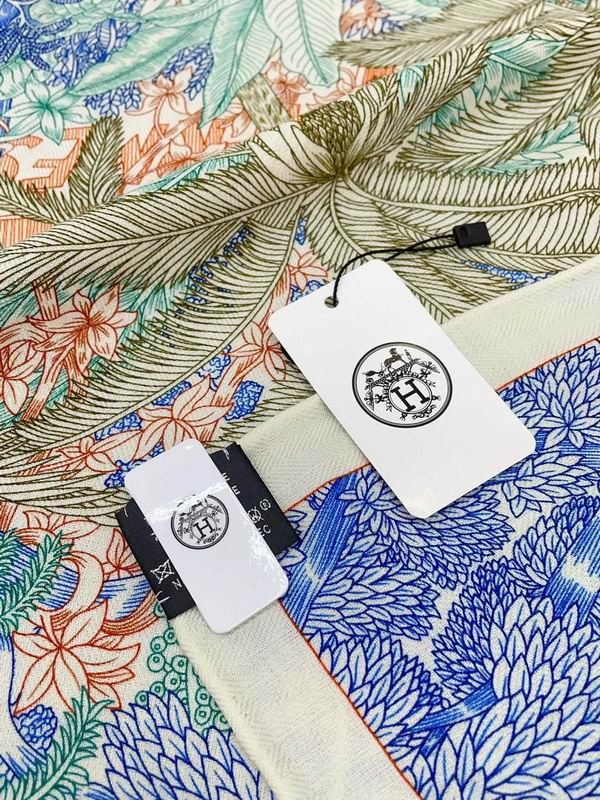 Hermes 140X140cm 70%羊绒30%真丝 E (1)