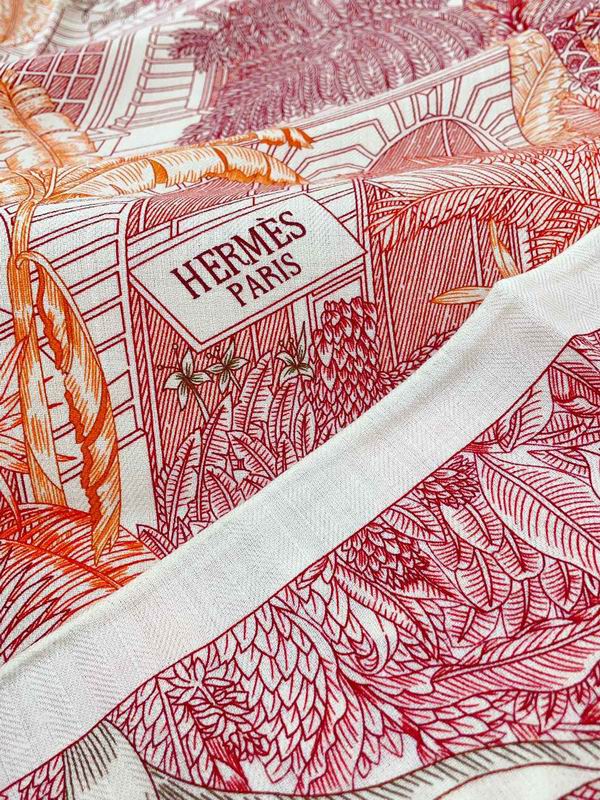 Hermes 140X140cm 70%羊绒30%真丝 E (10)
