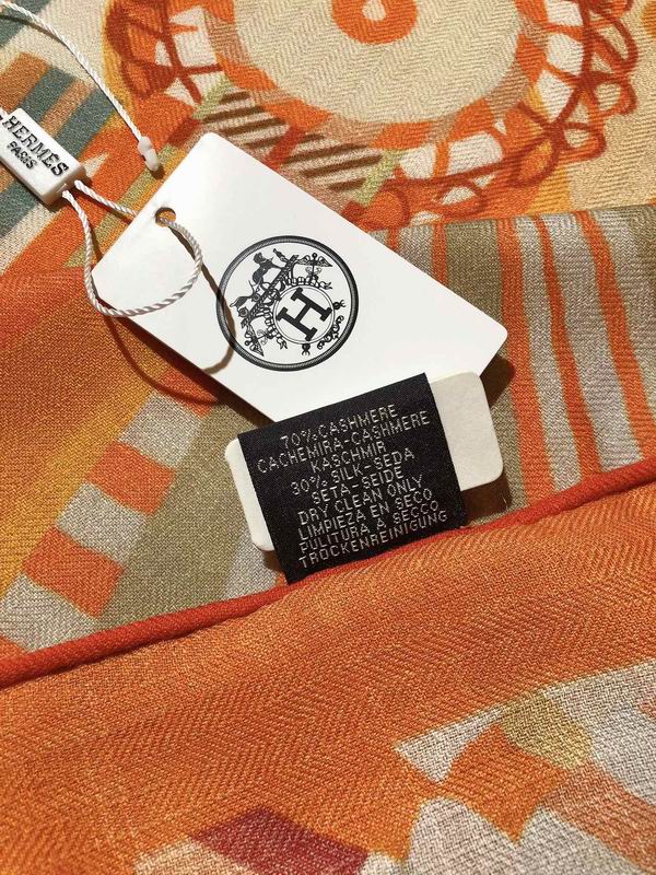Hermes 140X140cm 70%羊绒30%真丝 E (23)