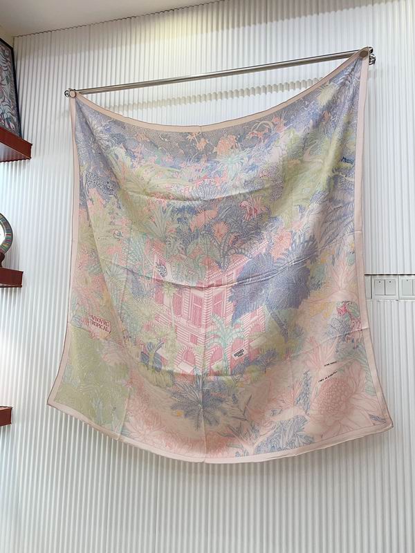 Hermes 140X140cm 70%羊绒30%真丝 E (28)