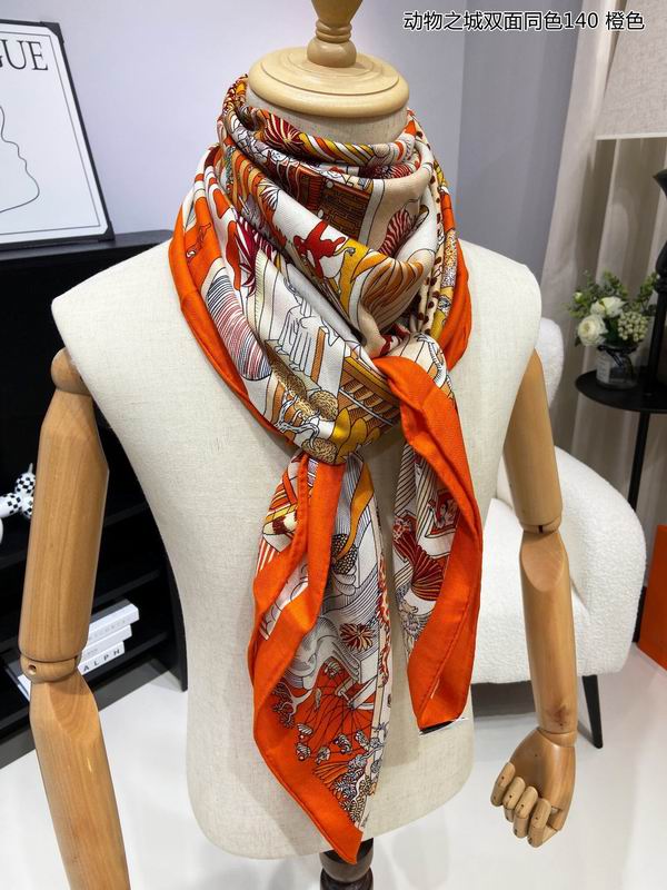 Hermes 140X140cm 70%羊绒30%真丝 E (3)