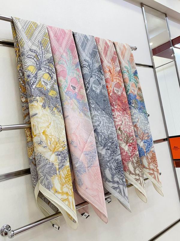 Hermes 140X140cm 70%羊绒30%真丝 E (6)