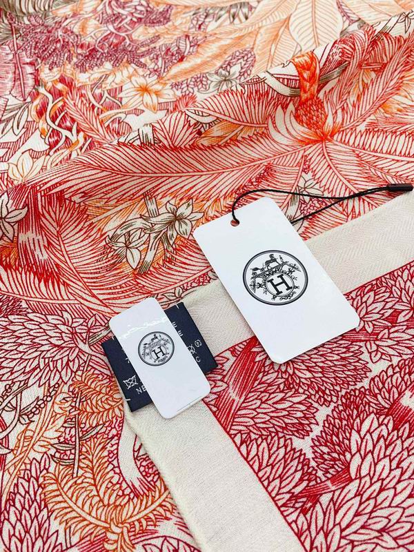 Hermes 140X140cm 70%羊绒30%真丝 E (9)