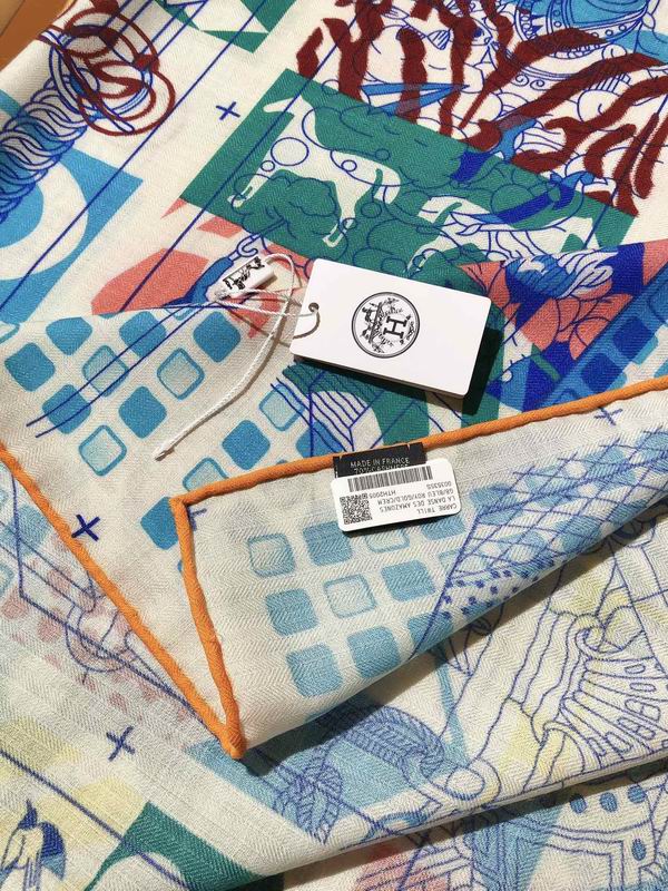Hermes 140x140cm 70%羊绒30%真丝 E (14)