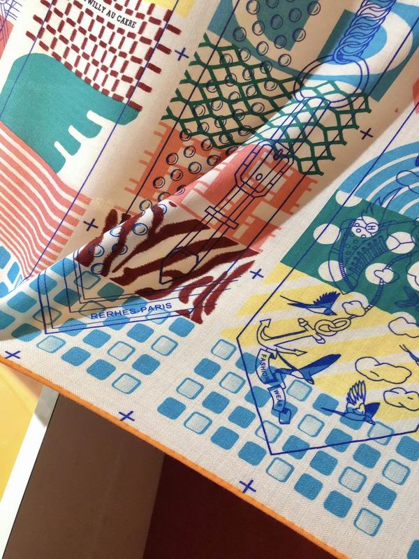 Hermes 140x140cm 70%羊绒30%真丝 E (17)