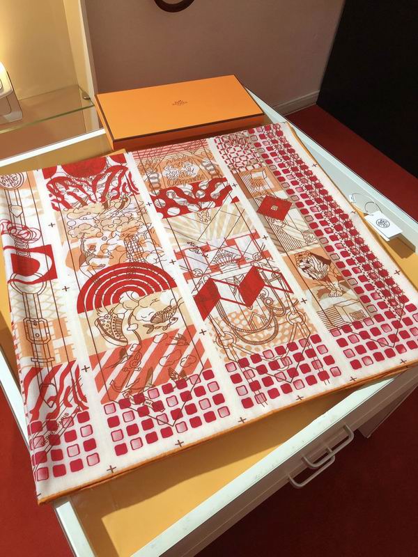 Hermes 140x140cm 70%羊绒30%真丝 E (4)