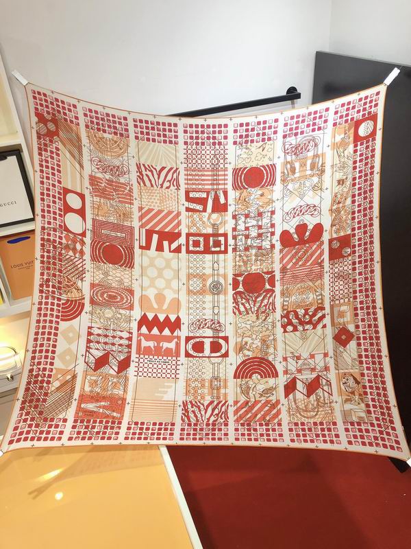Hermes 140x140cm 70%羊绒30%真丝 E (9)