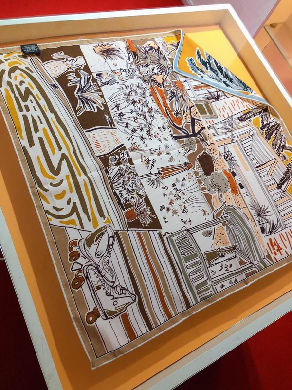 Hermes 70X70cm 70%羊绒30%真丝 E (5)