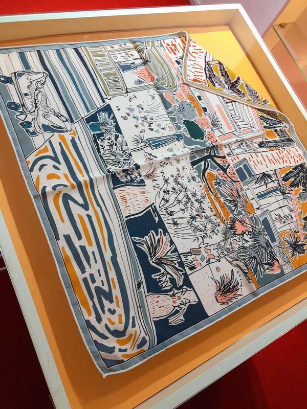 Hermes 70X70cm 70%羊绒30%真丝 E (7)