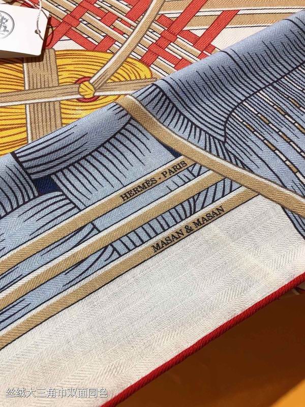 Hermes scarf 188X94cm 70%羊绒 30%真丝 E02 (12)